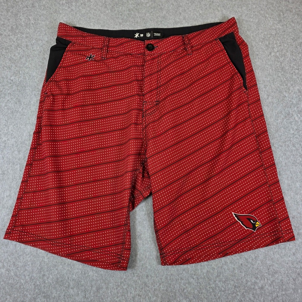 NFL Team Apparel Arizona Cardinals Shorts Polka Dot‎ Swim Trunks Size 36